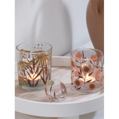 Easter Glass Candle Holder