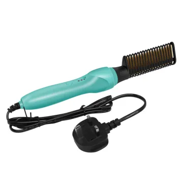 Multi-Function Electric Heating Comb: Perfect for Both Curling and Straightening - Wet or Dry Use