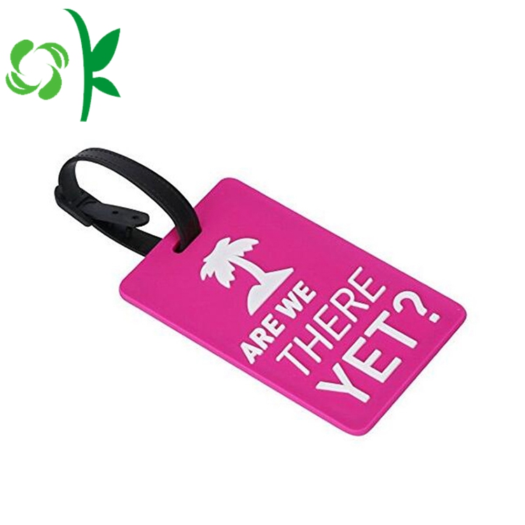 Promotional Silicone Cute Tags with Luggage