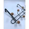 Over The Door Hanger Rack 8 Wood Hooks