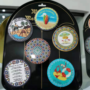 Custom Ceramic Fridge Magnets: Round and Square Direct from Manufacturer