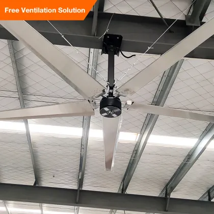 Big Ass Fans 24ft Industrial Ceiling Fan for Factories & Convertors