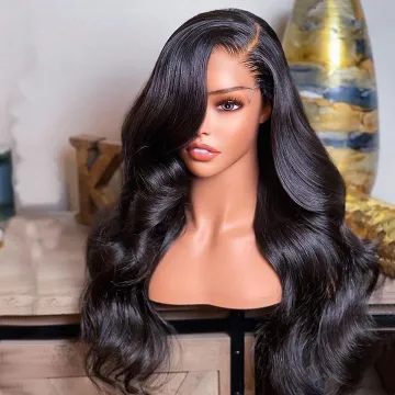 Wholesale top quality body wave 360 Lace Closure Raw unprocessed Human Hair Wig Indian Virgin Hair Lace front Wigs
