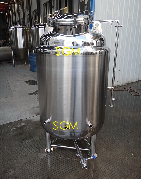 3BBL Chaqueta Tanque de cerveza brillante que sirve tanque para servir