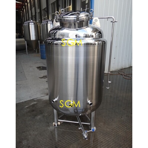 3BBL Chaqueta Tanque de cerveza brillante que sirve tanque para servir