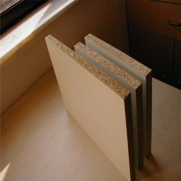 Melamine laminated chipboard or particle board