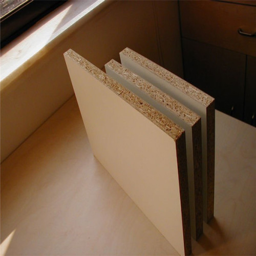 Combined melamine particle board for indoor decoration