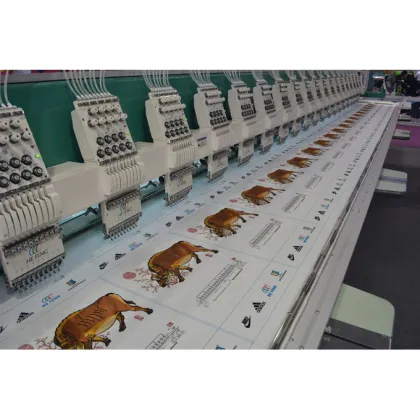 Similar look Tajima flat embroidery machine