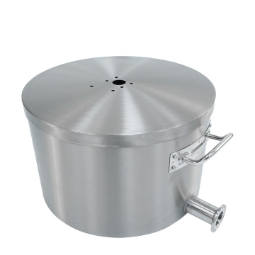 stainless steel stock pot with tap