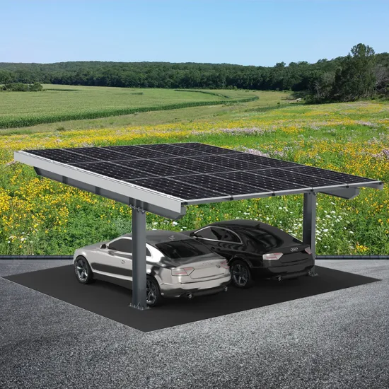 Solar Carport Aluminum Car Parking Mounting Brackets for Two Cars - Water Prevention