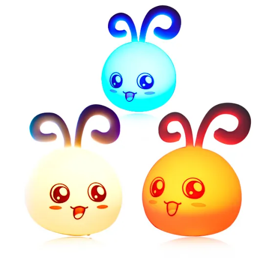 High Quality LED Cartoon Rabbit Silicone Night Light