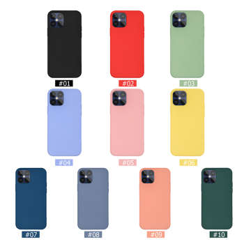 Liquid Silicone Case for iPhone 12, 12 Pro, 12 Pro Max: Slim Soft Cover