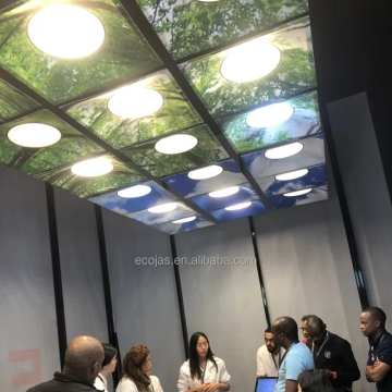 ECOJAS Modern LED Pendant Light: Acoustic, Eco-Friendly Office Lighting