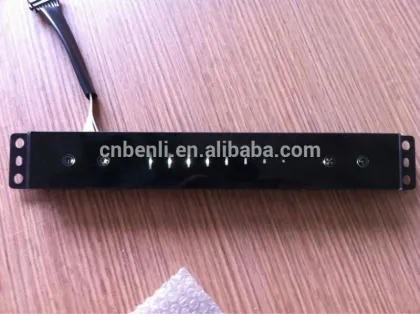 Range hood sliding touch switch