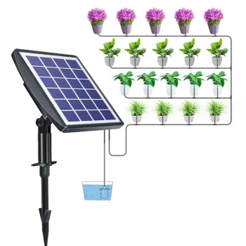 Solar-Powered Smart Irrigation System for Garden and Potted Plant Watering