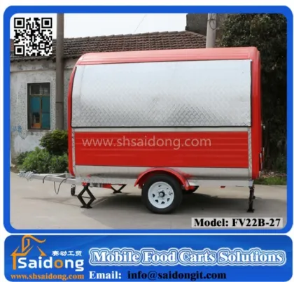 Manufature Customized Mobile Street Ice Cream Vending Van/ Commercial Fried Ice Cream Food Van for Sale