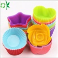 Silikon Cup Cake Mould för dekorering Non-Stick Bakeare