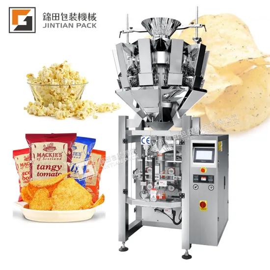 High Speed Automatic Potato Chips and Biscuit Packing Machine