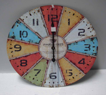 Colorful Craft MDF Wall Clock