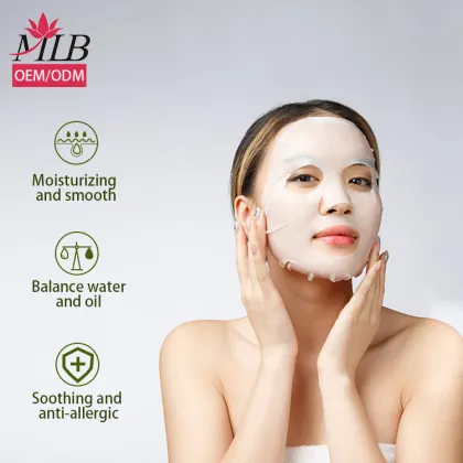Korean Whitening and Hydrating Silk Face Mask for Skin Care