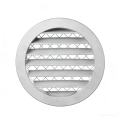 Persienne d'aération en aluminium moulé anti-insectes