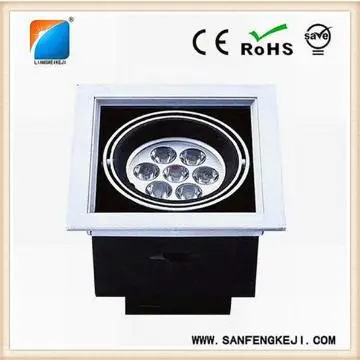 High Brightness IP44 7W LED Recess Down Light