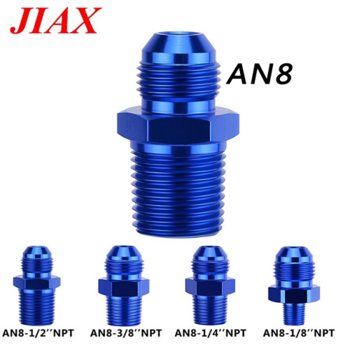 AN8 a 1/8npt Ajuste de combustible roscado