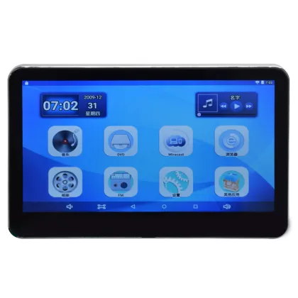 clip on HD screen android 5.1 headrest dvd player motorized