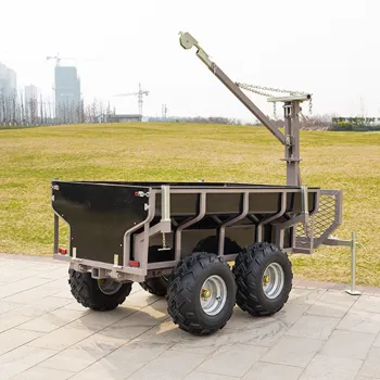 Hot Dipped Galvanized Farm Utility Trailer - Small and Strong