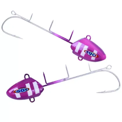  SUPERIORFISHING Lead Tenya Jig Head Single Hook Luminous Jig Head LS302