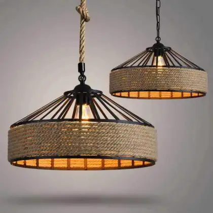 Iron Material Retro Pendant Lights E27 Base Loft Vintage Industrial Hanging Lamps