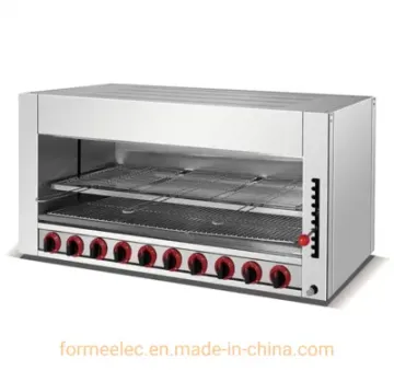 8 Burners Gas Salamander 10 Burners Infrared Salamander Hot Surface Stove Salamander