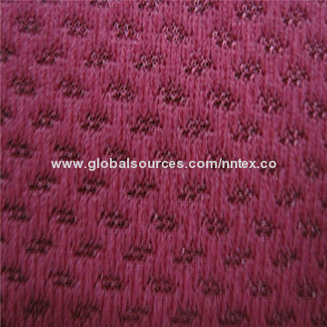 Knitted fabric, made of 100% polyester, used for dress, garments and outdoor clothes