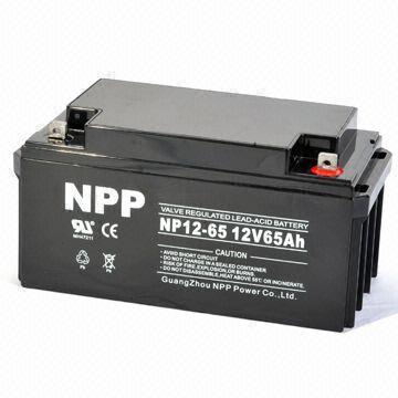 Sealed Lead-acid Battery with 65Ah Rated Capacity and Good Safety Performance