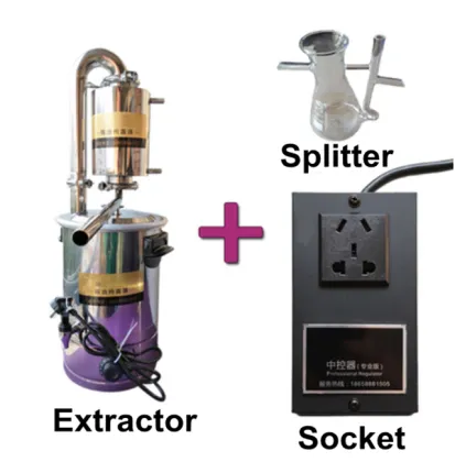 Essential Oil Distiller: Beauty Salon Wood Oil Extraction Machine