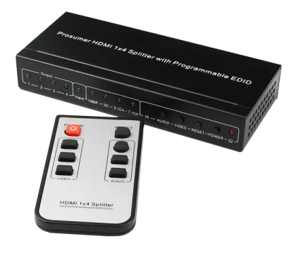 HDMI Splitter Toslink Edid 1 x 4