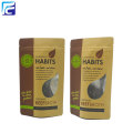 Resealable Food Packaging Kraft Paper Bag