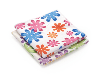 Durable Microfiber Printed Cleaning Towel