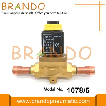 5/8'' 1078/5 1078/5A6 Castel Type Solenoid Valve HM2