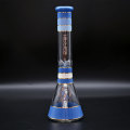 Blue Transparent Glass Hookah