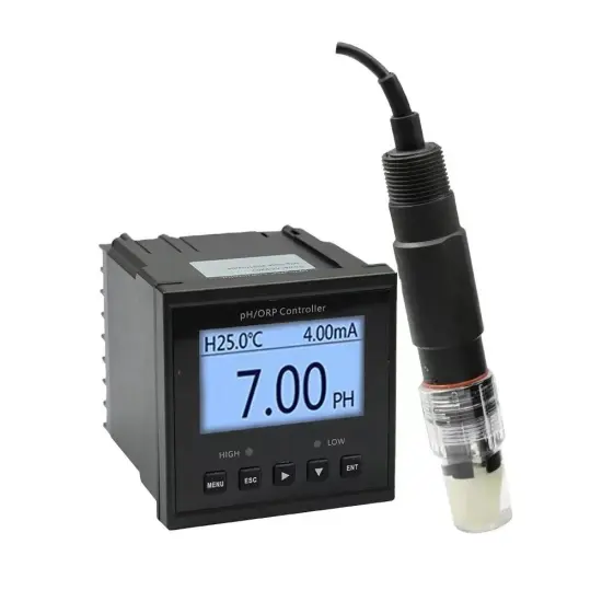 4-20mA PH Probe Glass Electrode Controller PH Meter Sensor