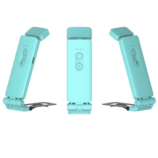 Clip-on Rechargeable LED Book Light with 5-Level Brightness and Eye Protection