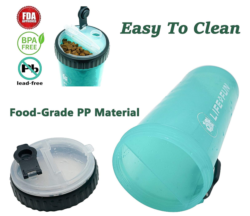 Dog Water Bottle&Food Container