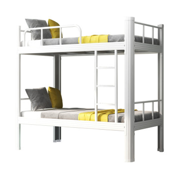 Cama profissional de beliche de aço duplo profissional com estrutura de metal destacável: ideal para local de trabalho, dormitório e trapézio de dupla camada de uso do trampolim uso