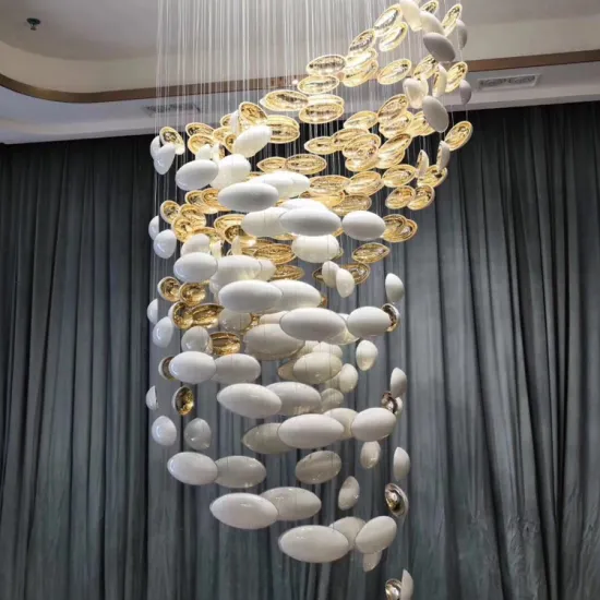 Hotel Decorated Luxury Crystal Led Pendant Lighting