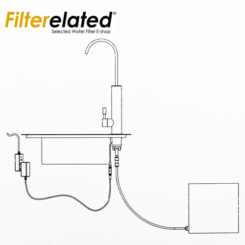 Lead-free one-handle high Pressure uv ro faucet