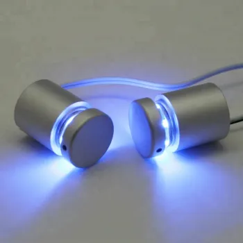 Aluminium Spacer Clamp and Screws for Frameless Glass Mounting and LED Sign Standoffs