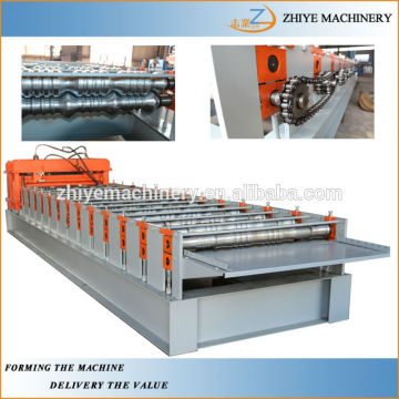 trapezoidal roofing sheet metal making machine