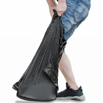 Tall Kitchen Trash Bags with Drawstring