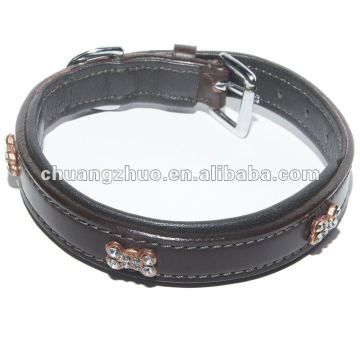 New Style Retractable European Leather Dog Collar